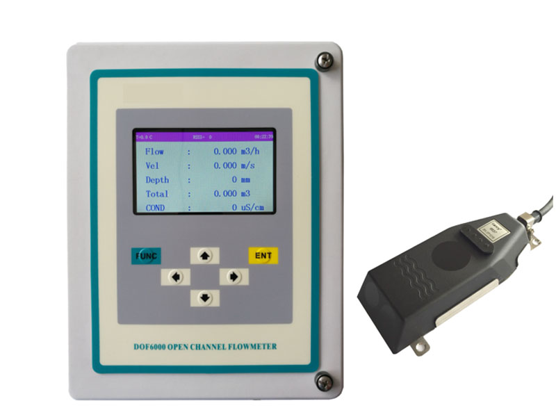 Wall-Mounted Partially Filled Pipe And Open Channel Flowmeter