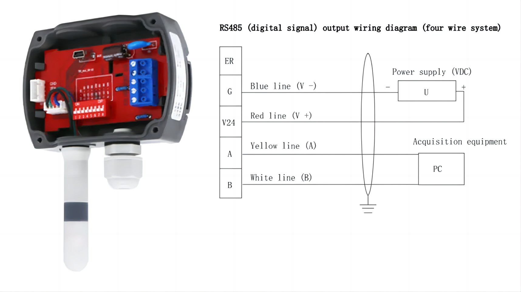 three  temperature humidity transmitter 