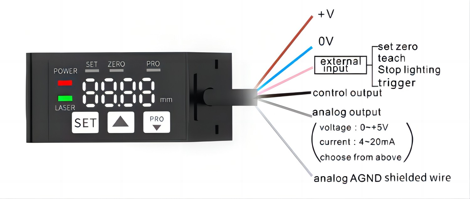 Diffuse Reflection Laser Distance Sensor