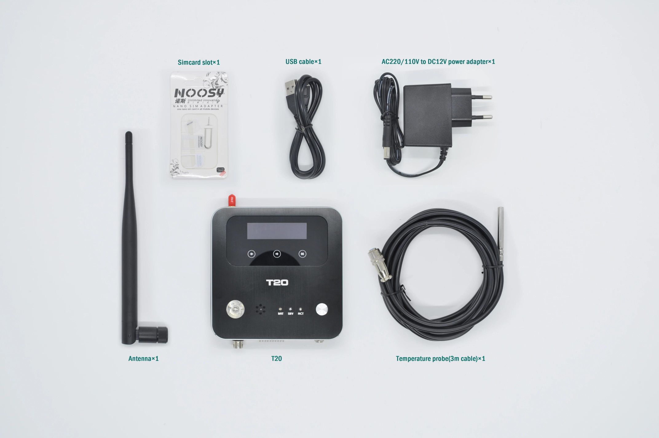 T20 with temperature probe