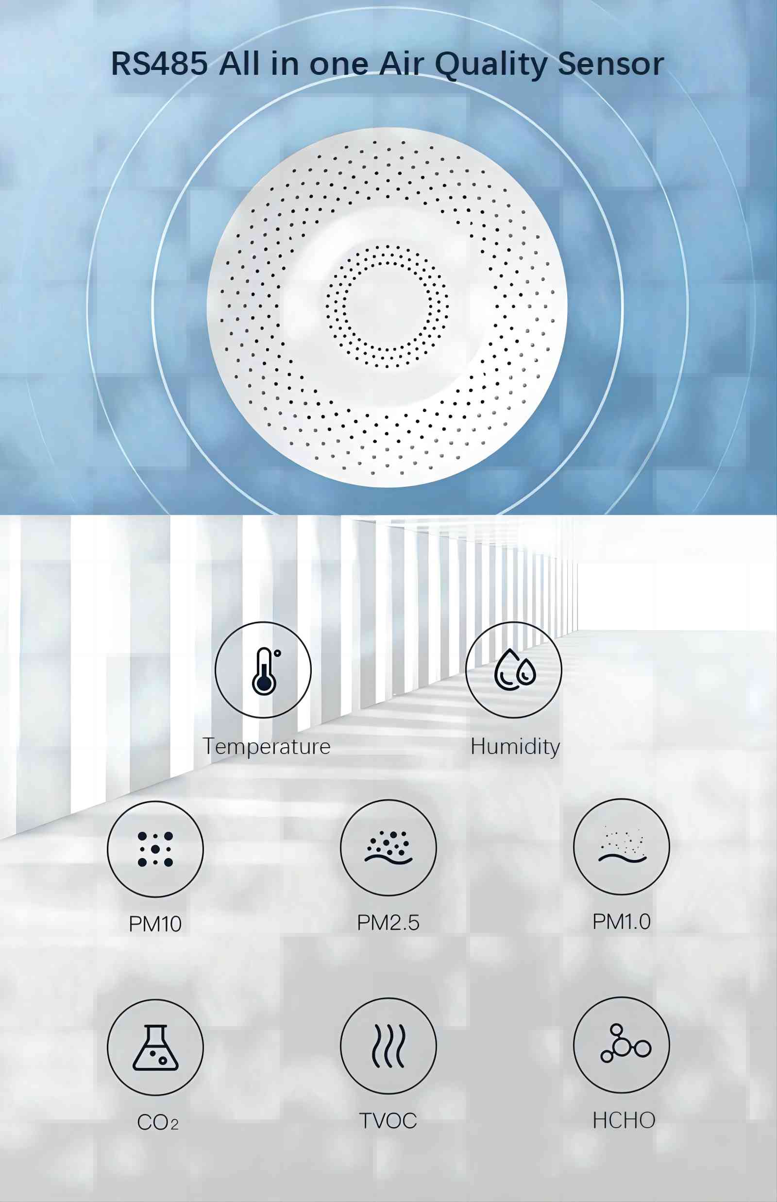 RS485 All in one Air Quality Sensor