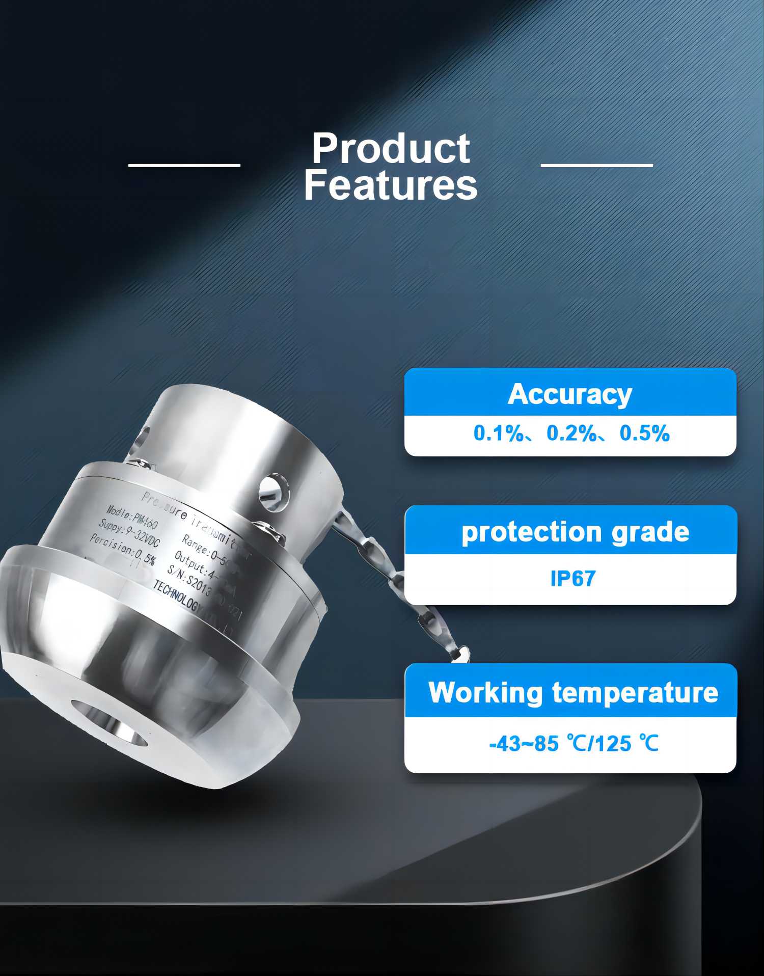  Pressure Transmitter ANTI-CLOGGING