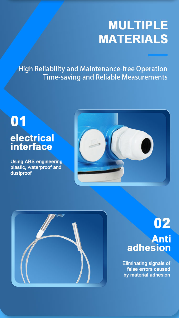 Sewage tank level sensor  application