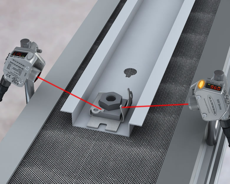 Application of photoelectric through-beam switch