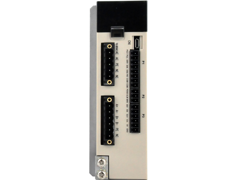 Detailed view of digital display stepper servo driver