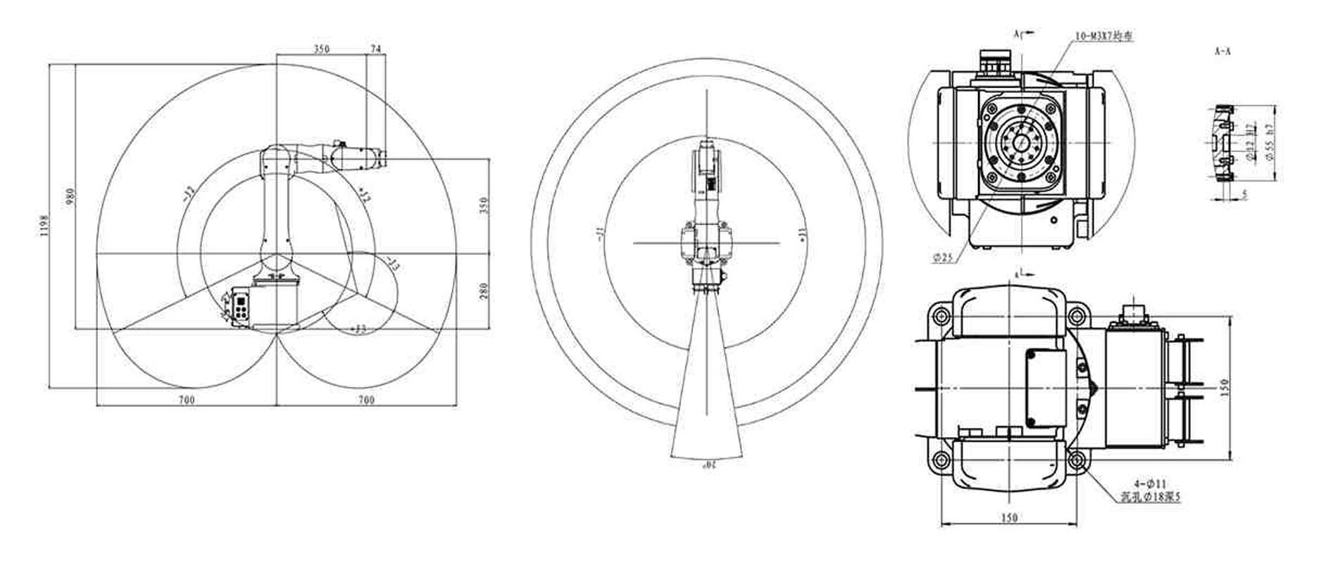 Dimensions SD700