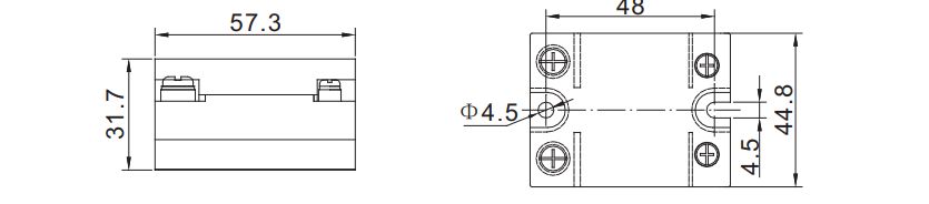 LRSSR Series dimension andinstallation dimensions