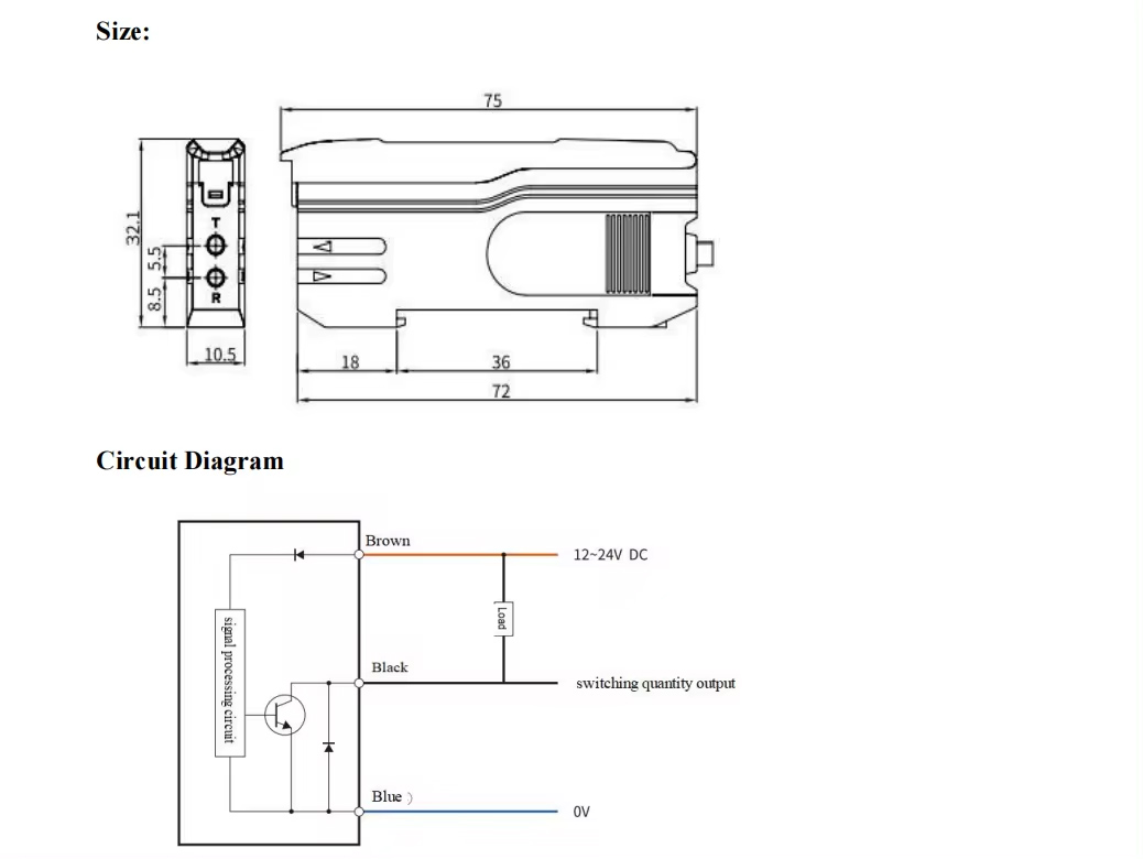 SCH-22NHLED Dimension Drawing